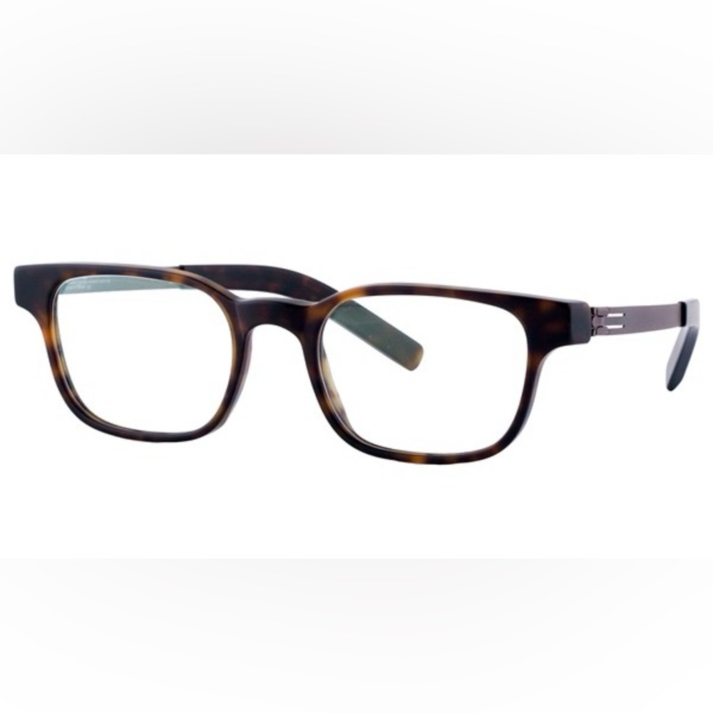 ic! berlin model klavierspieler klaus eyeglasses tortoise/black stainless steel